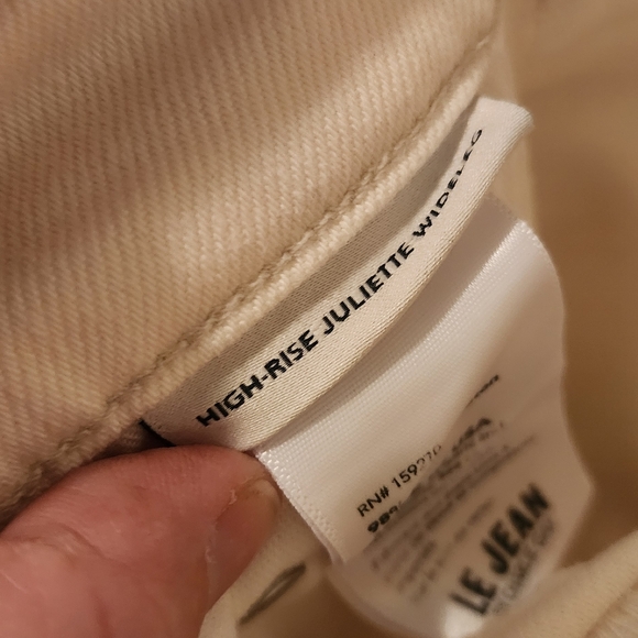 NWOT LE JEAN High Rise Juliette Wide Leg - Picture 6 of 7